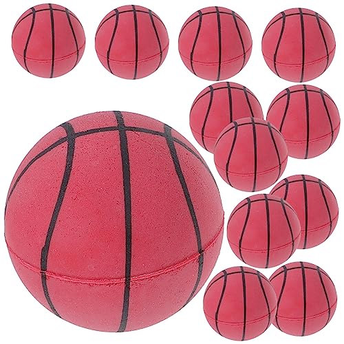 BESTonZON 12st Mini-Basketball Mini-Spielzeug Hüpfball Für Kinder Sportangebot Für Kinder Lernspielzeug Für Das Gehirn Sportspielzeug Für Kleinkinder Kleine Bälle Für Kinder Orange Plastik von BESTonZON