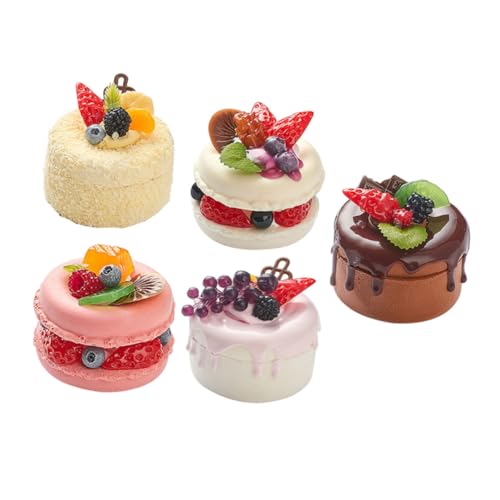 BESTonZON 15 Sets DIY Kuchen Mikrospielzeug Kinderspielzeug Künstliches Cupcake Modell Gefälschter Cupcake Geburtstagstorte Modell DIY Spielzeug Simulation Lebensmittel Künstliche von BESTonZON