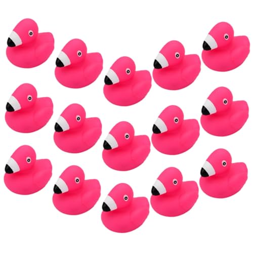 BESTonZON 15 Stück Babyspielzeug Für Die Badewanne Im Innenbereich Flamingo Enten Rosa Flamingo Mini Flamingo Flamingo Kinderspielzeug Mini Enten Mini Meerjungfrau von BESTonZON