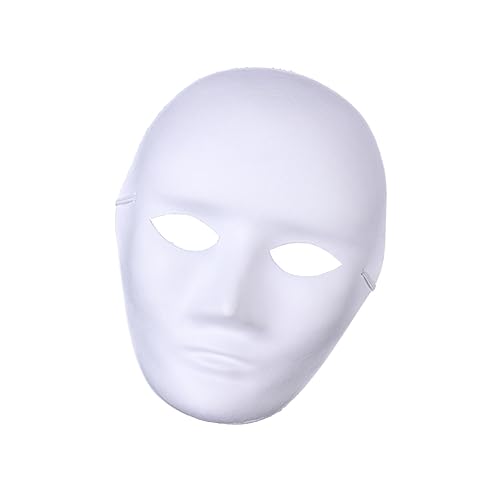 BESTonZON 15 Stück Blanko Masken Zum Ausmalen Für Halloween Fasching Und Cosplay Kreative Malmasken Für Damen Und Herren Ideale Party Masken Für Kostüme Und Maskeraden von BESTonZON