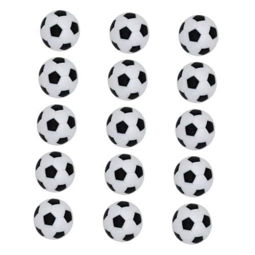 BESTonZON 15 Stück Teiliges Foosball Ersatzball aus Leichtem Kunststoff Langlebige Tischfußball Kugeln in Kontrastfarben für Tischkicker Zubehör für Austausch und Fußballspielspaß BESTonZON 15 Stück Teiliges Foosball Ersatzball aus Leichtem Kunststoff Langlebige Tischfußball Kugeln in Kontrastfarben für Tischkicker Zubehör für Austausch und Fußballspielspaß von BESTonZON