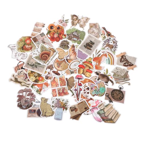 BESTonZON 150 STK Graffiti-Aufkleber DIY-Aufkleber Tieraufkleber Retro-Dekor Scrapbooking Sticker Scrapbook Stickers Scrapbook-Sticker selber Machen dekorative Aufkleber für Sammelalben PVC von BESTonZON