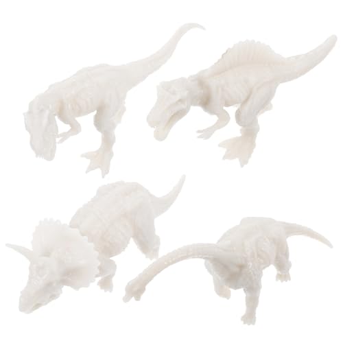 BESTonZON 16 STK Selbst Bemalter Dinosaurier Dinosaurier-Modell-malset Dekoriere Deinen Eigenen Dinosaurier 3D-Dinosaurier-Modell Dinosaurier-dekor Dinosaurier Malen Spielzeug PVC Weiß von BESTonZON