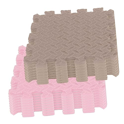 BESTonZON 16 Stück Schwamm Bodenmatte Babydecke Neugeborene Spielmatte Für Kinder Puzzles Ineinandergreifende Bodenpolster Bodenpolster Für Babys Schützende Bodenmatte Fußmatten von BESTonZON