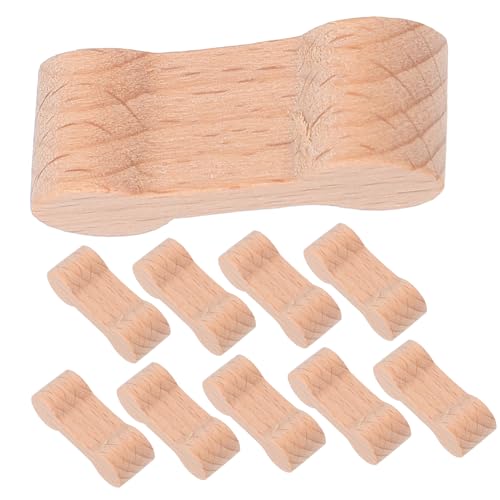 BESTonZON 16 Stück Teiliges Holzeisenbahn Schienenverbinder Stabile Verbindung für DIY Holzspielzeug Langlebige Gleisadapter Kompatibel mit Holzeisenbahn Zubehör Fördert Motorische BESTonZON 16 Stück Teiliges Holzeisenbahn Schienenverbinder Stabile Verbindung für DIY Holzspielzeug Langlebige Gleisadapter Kompatibel mit Holzeisenbahn Zubehör Fördert Motorische von BESTonZON