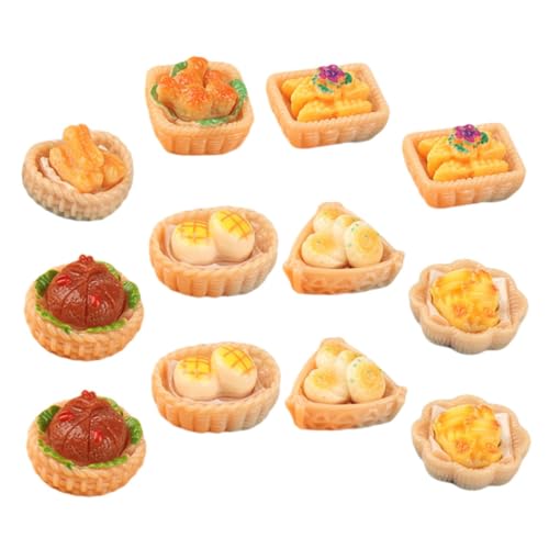 BESTonZON 16 Stück Teiliges Miniatur Lebensmittel aus Resin Detailreiche Puppenhaus Dekoration Realistisches Mini Food Modell für DIY Spielküche Vielseitige Mini Haus Accessoires BESTonZON 16 Stück Teiliges Miniatur Lebensmittel aus Resin Detailreiche Puppenhaus Dekoration Realistisches Mini Food Modell für DIY Spielküche Vielseitige Mini Haus Accessoires von BESTonZON