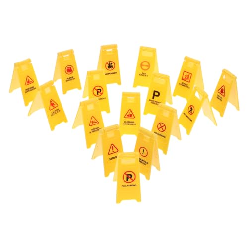 BESTonZON 16 Stück Teiliges aus Robustem Kunststoff Realistische Miniatur-straßensperren und Parkmarkierungen Pädagogisches für Straßenverkehrserziehung und Familienspiel BESTonZON 16 Stück Teiliges aus Robustem Kunststoff Realistische Miniatur-straßensperren und Parkmarkierungen Pädagogisches für Straßenverkehrserziehung und Familienspiel von BESTonZON