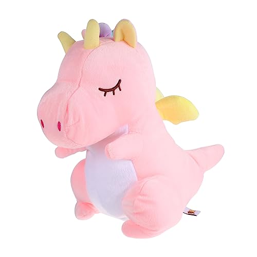 BESTonZON 1Stk Engel Dinosaurierpuppe Kuscheltier für Children Toys spielzeuge Dinosaur Toys Heimdekoration Kindergeschenk Dinosaurier-Puppe Plüsch Rosa von BESTonZON