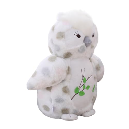 BESTonZON 1Stk Eule Animals Toys for Puppen pucktuch Dolls plushdoll Plush Toy plushbit süße Vogelpuppe Plüschpuppe Plüschpuppe PP Baumwolle Weiß von BESTonZON