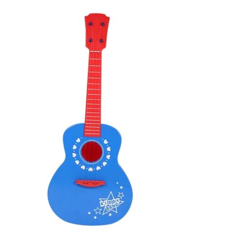 BESTonZON Miniatur-gitarrenspielzeug für Jungen und Mädchen Pädagogisches Musikinstrument Kunststoffmaterial für Frühes Lernen von BESTonZON