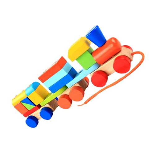 BESTonZON 1Stk Kleinkindspielzeug kinderzimmerdeko Dekoration kinderzimmer Toys Spielzeug für Kleinkinder Babywagen ziehen Laufendes Lernspielzeug Spielzeug Kleinkind ziehen Colorful von BESTonZON