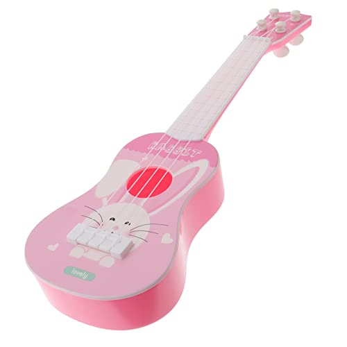 BESTonZON 1Stk Musikinstrument Spielzeug Toys Kleinkind Spielzeug Pädagogisches Spielzeug musikalische Gitarre Spielzeug Kleinkind Musikinstrumente, Spielzeug simulierte Gitarre Rosa von BESTonZON