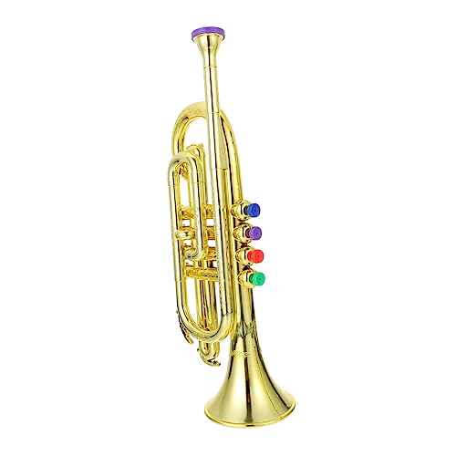 BESTonZON 1Stk Saxophon-Modell kinderinstrumente musikinstrumente Instrument Horn Bühnen-Performance-Tools Instrumentenmodell aus Kunststoff ABS-Kunststoff Golden von BESTonZON