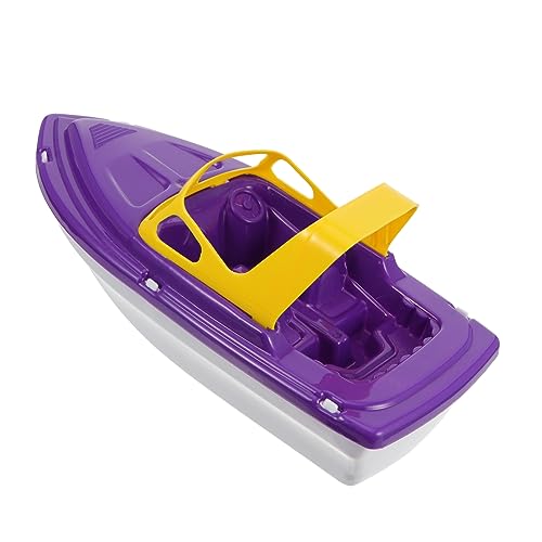 BESTonZON 1Stk Schnellboot badespielzeug Toys Spielzeugboote für den Pool badewanne ferngesteuertes Boot Badeboot Rennboot Plastik Violett von BESTonZON