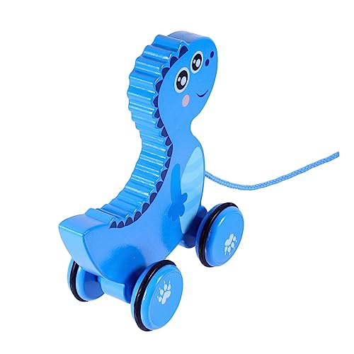 BESTonZON 1Stk Tiertraktor holzspielzeug Animal Toys babybrause spielwaren für draußen Toy for The Teachers pädagogisches für Auto ziehen mitnehmen hölzern von BESTonZON