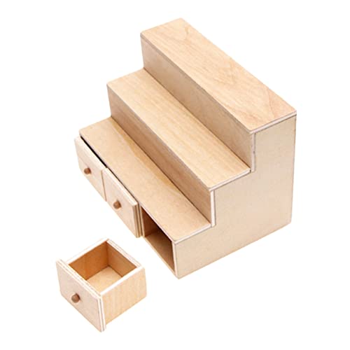 BESTonZON 1Stk Vitrinenmodell für kinderspielzeug spielzeuge Kid Toys Dollhouse Furniture Mini Süßigkeiten Schrank Ornament Mini Süßigkeitenschrank hölzern von BESTonZON