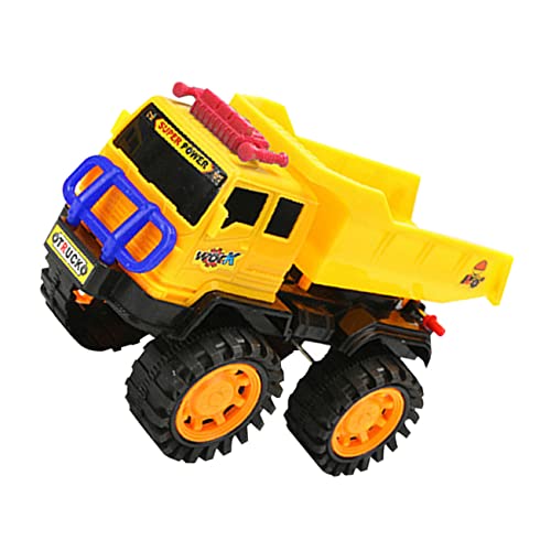 BESTonZON 1Stk kippwagen Spielzeug Kinder Bagger Bauspielzeug Spielset Bauwagen Kinderspielzeug Garbage Truck mädchen Spielzeug Engineering-LKW-Spielzeug Spielzeug für Baufahrzeuge Yellow von BESTonZON