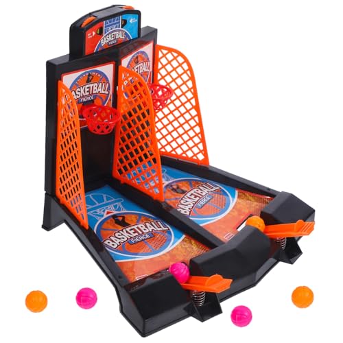 BESTonZON 1stk Basketballspielzeug Für Kinder Kinderspielzeug Indoor-spielset Tisch-basketballkorb Basketball-schießspielzeug Basketballspielzeug Für Den Schreibtisch Werfen Colorful von BESTonZON