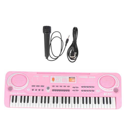 BESTonZON 1stk Elektronische Orgel Für Musikalisches Für Klavierlernspielzeug Kinderspielzeug Rosa Umweltfreundlicher Abs-Kunststoff Und Elektronische Komponenten von BESTonZON