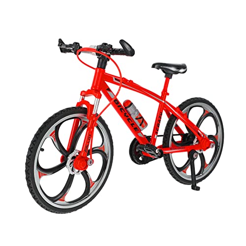 BESTonZON 1stk Fingerrad Mini-Spielzeug Für Kinder Desktop-Spielzeug Fahrzeugmodelldekoration Fahrradmodell Fahren Kinderspielzeug Mini-fingerspielzeug Rennrad Ferrolegierung Rot von BESTonZON