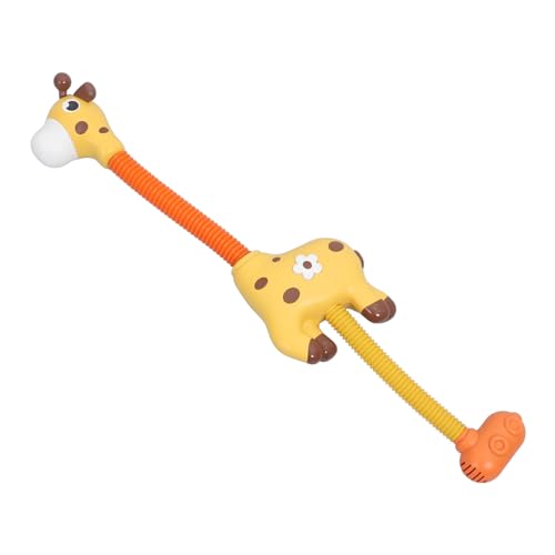 BESTonZON 1stk Giraffen-duschkopf Badespielzeug Für Kleinkinder Duschbrause Cartoon-dusche Elektrischer Sprinkler Für Giraffen Wasser Dusche Spray Duschspielzeug Plastik Yellow von BESTonZON