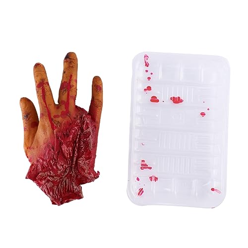 BESTonZON 1stk Orgel Lunchbox Halloween Menschliche Organe Gefälschtes Körperorgan Gefälschte Menschliche Hand Gruseliges Halloween-Spielzeug Körperteil Spukhaus Körperstütze Pu-weichgummi von BESTonZON