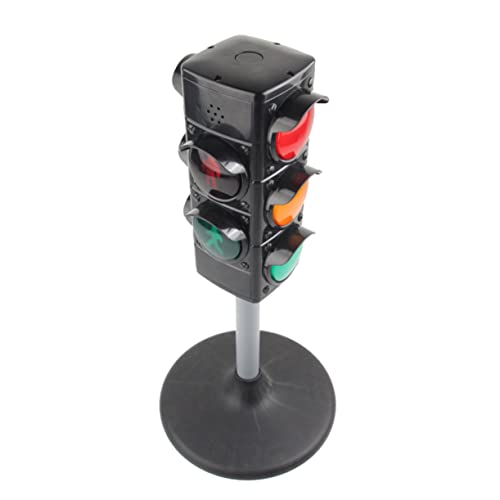 BESTonZON 1stk Simulierte Ampel Ampelspielzeug Bremslicht-Spielzeug Signal Kinderhandwerk Rollenspiel Ampel Zebrastreifen Leichtes Spielzeug Spielset Ampelmodell Led-ampel Black Plastik von BESTonZON