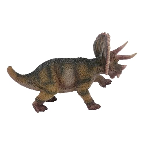 BESTonZON 1stk Triceratops-Modell Dinosaurier-simulationsmodell Realistische Dinosaurierfigur Triceratops-Statue Dinosaurier-actionfiguren Partyzubehör Zum Thema Dinosaurier Mini-Drachen PVC von BESTonZON