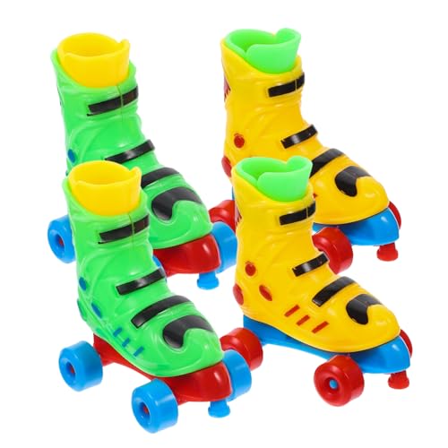 BESTonZON 2 Paar Fingerskate Finger-Scooter-Spielzeug Fingerspielzeug Zubehör Pädagogisches Fingerspielzeug Finger-Skate-Spielzeug Dekompressionsspielzeug Finger-Skate-Modell Plastik von BESTonZON