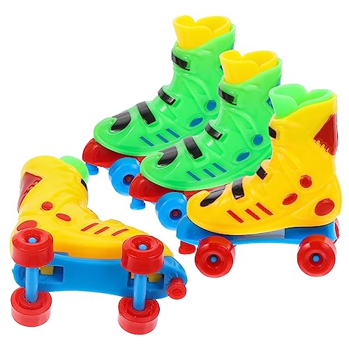 BESTonZON Spielzeug Finger Skate Set Kompakte Desktop Rollschuhe Spaß Spielzeug Zubehör von BESTonZON