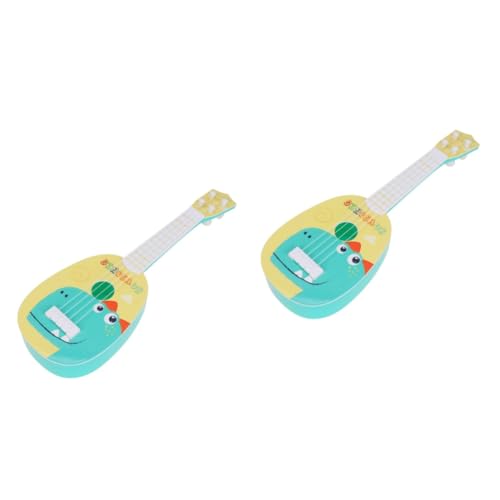 BESTonZON 2 STK Gitarrenspielzeug Musikspielzeug Minigitarre Musikinstrumente, Spielzeug Mini-tierspielzeug Musikinstrument-Spielzeug Jungs-Spielzeug Musical Kind Spiel Das Klavier Junge von BESTonZON