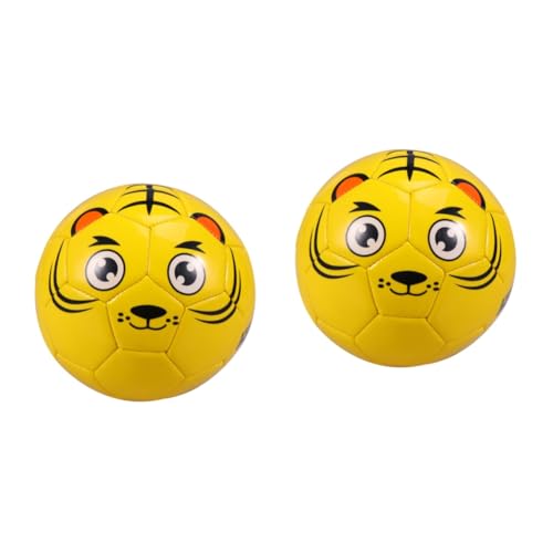 BESTonZON 2 STK Aufblasbare Bälle für Kinder Activity für Kinder aktivity für Kinder Outdoor-Spielzeug Fussball für Kinder Beach-Soccer-Ball Kinder Fußball Fußbälle PVC-Fußball PVC-Kugel von BESTonZON