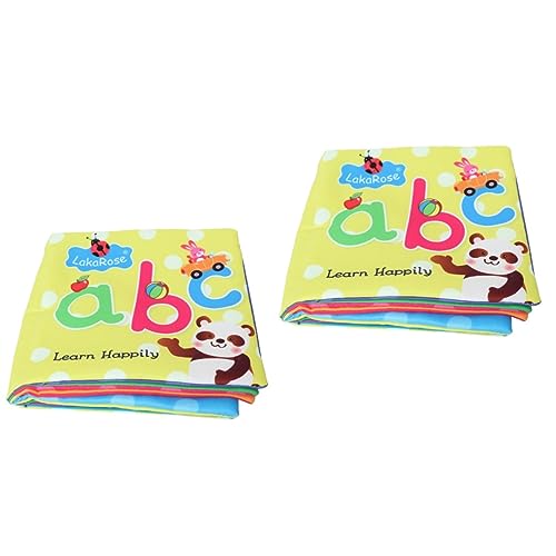 BESTonZON 2 STK Lernspielzeug kinderkram Buch babybuch Pädagogisches Spielzeug Babyentwicklung intelligenzspielzeug Kinderbuch Buch dreidimensionales Stoffbuch von BESTonZON