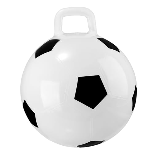 BESTonZON 2 STK PVC-fußballspielzeug Aufblasbares Hüpfendes Spielzeug Lernspielzeug Für Kinder Türsteher Für Kinder Hüpfender Ball Känguru-hüpfball Springender Griffball Sprungball Weiß von BESTonZON