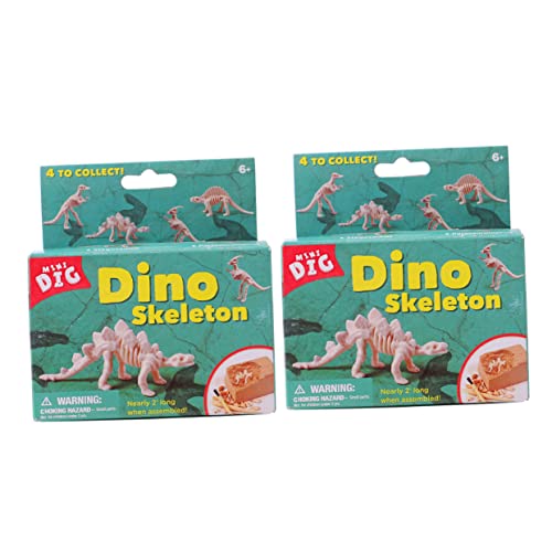 BESTonZON 2 Sätze Bildungsspielzeug Dinosaurier Grabspielzeug Ausgrabung Dinosaurier Graben Spielzeug Lernspielzeug Für Kinder Spielzeug Graben Dinosaurier-Spielzeug Bambus Beige von BESTonZON