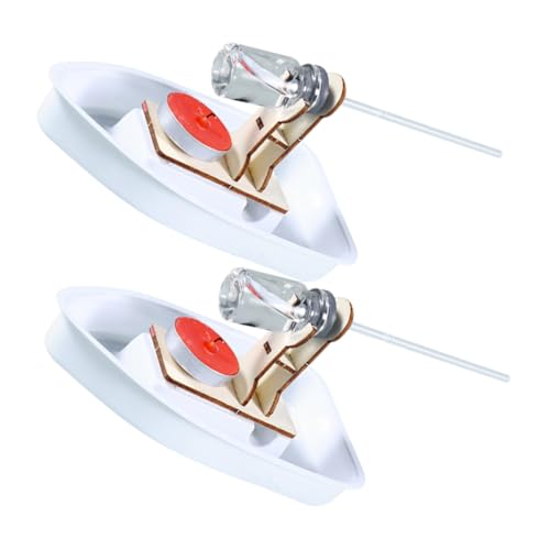 BESTonZON 2 Sätze DIY Dampfschiff Modellbausatz Wissenschaftliches Experiment mit Robustem Material Einfach zu Montieren Pädagogisches Bastelset für Familien BESTonZON 2 Sätze DIY Dampfschiff Modellbausatz Wissenschaftliches Experiment mit Robustem Material Einfach zu Montieren Pädagogisches Bastelset für Familien von BESTonZON