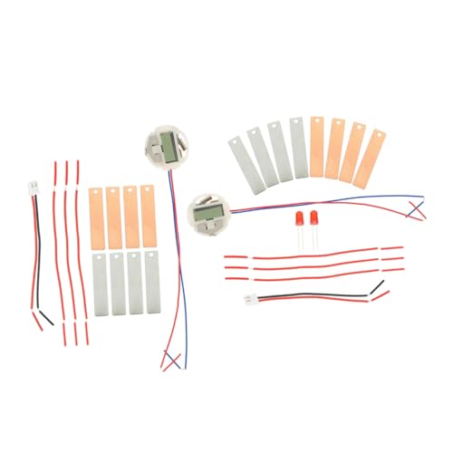 BESTonZON 2 Sätze DIY Fruchtbatterie Experimentier Kit für Schüler Wissenschaftliches Batterie Bastelset mit Kupfer Elektroden für Kartoffeluhr Elektrizitätsunterricht Kreatives BESTonZON 2 Sätze DIY Fruchtbatterie Experimentier Kit für Schüler Wissenschaftliches Batterie Bastelset mit Kupfer Elektroden für Kartoffeluhr Elektrizitätsunterricht Kreatives von BESTonZON