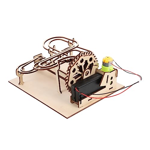 BESTonZON 2 Sätze Dreidimensionales Puzzle Gehirnspielzeug Labyrinth Ball Spielzeug Führen Sie EIN Puzzle-Spielzeug aus DIY Lernspielzeug mechanisches Puzzle-Spielzeug hölzern Light Brown von BESTonZON