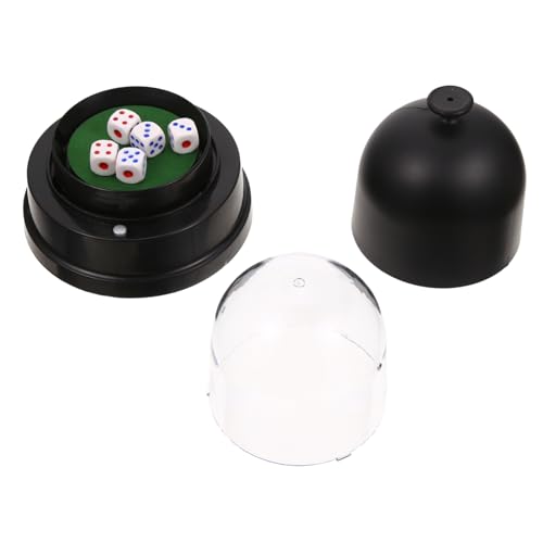 BESTonZON 2 Sätze Elektrischer Würfelbecher Aufbewahrungsbehälter für Würfel Shaker batteriebetriebene Glückswürfel Game of dice elektrische würfel schütteln Becher Behälter für Spielwürfel von BESTonZON