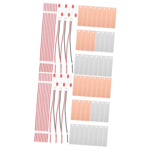 BESTonZON 2 Sätze Fruchtbatterie Experimentierbatterie Wissenschaftsspielzeug Obstbatterie Herstellungszubehör Obstuhr Kit Kartoffeluhr Herstellungsset Experimentelle Ausrüstung von BESTonZON