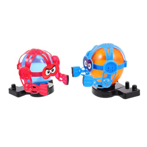 BESTonZON 2 Sätze Kampfbrettspiele Ballonstanzer-roboterspielzeug Tisch Brettspiel Battle-Bots-Spielzeug Ballonfechtspiel Ballon-dartspiel Ballonkampfspiel Ballonspiel Luftballons Gummi von BESTonZON