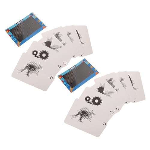 BESTonZON 2 Sätze Lenticular Animation Science Experiment Kit Wissenschaft für Frühe Bildung DIY Bastelset mit Optischen Täuschungen Kreativitätsförderndes Lernspielzeug BESTonZON 2 Sätze Lenticular Animation Science Experiment Kit Wissenschaft für Frühe Bildung DIY Bastelset mit Optischen Täuschungen Kreativitätsförderndes Lernspielzeug von BESTonZON