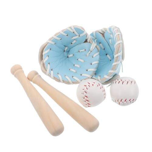 BESTonZON 2 Sätze Mini Baseball Kit Miniatur Baseballschläger Handschuh und Ball Set für Familienspaß Tragbar Leichtgewicht für Sport und Bastelprojekte BESTonZON 2 Sätze Mini Baseball Kit Miniatur Baseballschläger Handschuh und Ball Set für Familienspaß Tragbar Leichtgewicht für Sport und Bastelprojekte von BESTonZON