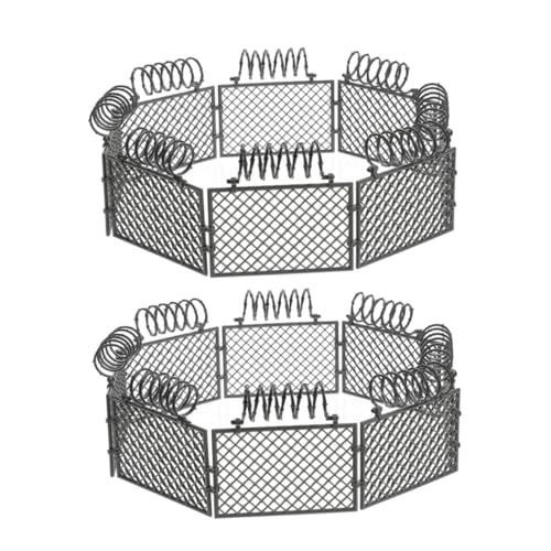 BESTonZON 2 Sätze Miniatur Kunststoff Zaun Abs Sicherheitszaun Element Zubehör für Interaktives DIY Bastelset für Sammler BESTonZON 2 Sätze Miniatur Kunststoff Zaun Abs Sicherheitszaun Element Zubehör für Interaktives DIY Bastelset für Sammler von BESTonZON