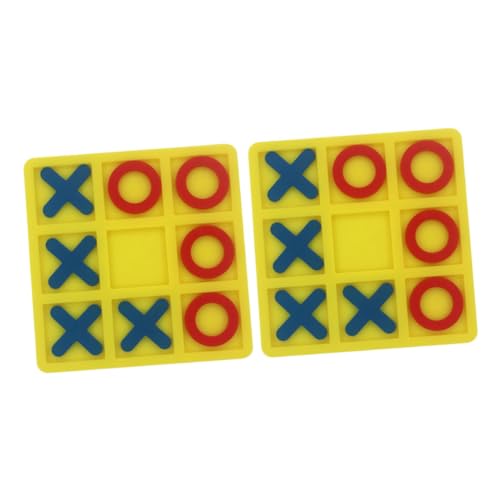 BESTonZON 2 Sätze Xo Schach Lustiges Schachspielzeug Kinder Lernspielzeug Kinder Schach Kampfspiel Spielzeug Kinder Lernspielzeug Schachspielzeug Kinderschachspielzeug Kinderschachspiel von BESTonZON