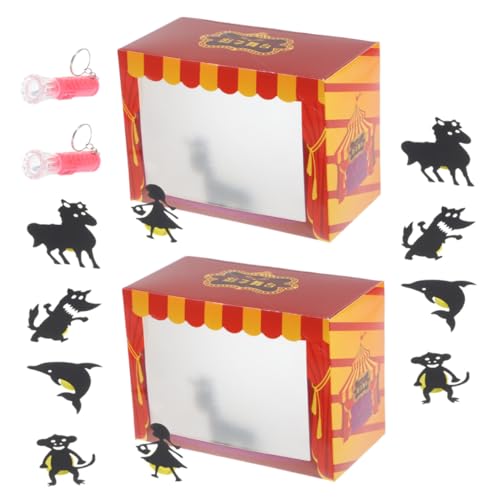 BESTonZON 2 Satz DIY Schattenpuppen Bastelset Teilig für Interaktives Puppentheater mit Kreativem Geschichtenerzählen Pädagogisches Schattenspiel für Fantasievolle Bühnenauftritte und BESTonZON 2 Satz DIY Schattenpuppen Bastelset Teilig für Interaktives Puppentheater mit Kreativem Geschichtenerzählen Pädagogisches Schattenspiel für Fantasievolle Bühnenauftritte und von BESTonZON