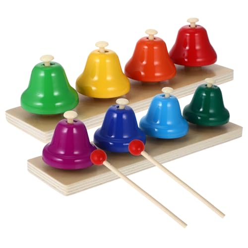 BESTonZON 2 Set Musikglocke B Musikspielzeug Handglocken Für Kleinkind Musikinstrument Handschüttelglocke Kleinkind Handglocken Lustige Spielzeuge Kupferglocke von BESTonZON