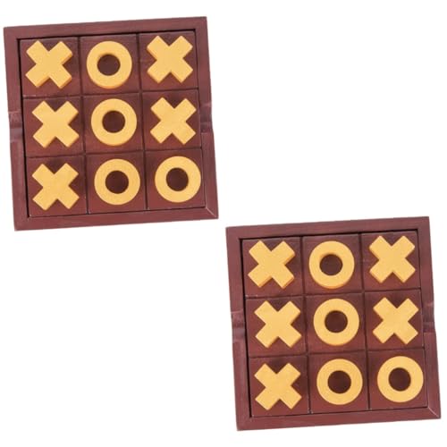 BESTonZON 2 Sets Spielzeug Kinderspielzeug Familie Tictactoe Spiel Brettspiele Spielzeug Schachbrett Babys Spielzeug Spielzeug Kinderspielzeug Schach Für Die Zehen Spiel Für von BESTonZON