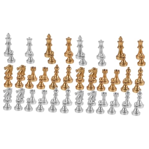 BESTonZON 2 Sets Stück Schach Ersatz Schachbrett Schach Brettspiele Schach Für Brettspiel Schachbrett Zubehör Kunststoff von BESTonZON