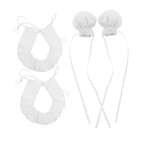 BESTonZON 2 Sets Winzige Mützen Für Rollenpuppen Dekorative Anziehsachen 127 cm Ausgestopfte Miniatur Mini Bäcker Schal Tierhüte Tiere Kochen – Puppen Küche Bär Zubehör Seil BESTonZON 2 Sets Winzige Mützen Für Rollenpuppen Dekorative Anziehsachen 127 cm Ausgestopfte Miniatur Mini Bäcker Schal Tierhüte Tiere Kochen – Puppen Küche Bär Zubehör Seil von BESTonZON